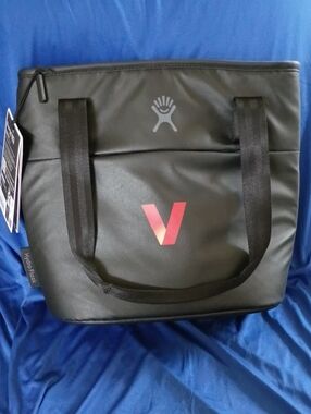 Hydro Flask Black Duffel Tote with Red V Accent
